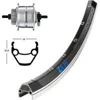 Winora Exal Zx 19 Qr Dynamo Shimano Dh3d32 Framhjul