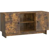 vidaXL TV-skåp Rökt ek 102 x 34,5 x 50 cm Konstruerat trä