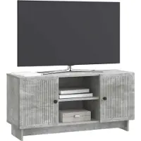 vidaXL TV-skåp Betonggrå 102 x 34,5 x 50 cm Konstruerat trä