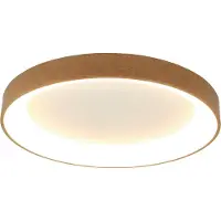 Valotorni LED taklampa Niseko II, dimbar, Ljust trä, Vardagsrum / matsal, Aluminium / grå / zink, Modern, LED-taklampa