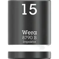 Wera 8790 B Impaktor 05005506001 Ytter-sexkantig Hylsnyckelinsats 15 mm 1 st 3/8
