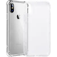 Mtp Products iPhone X/XS Stöttåligt TPU-skal - Genomskinlig