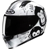 HJC C10 Geti MC10 barnhjälm Svart/Vit/Grå S Unisex sort