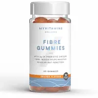 Myvegan Fiberrika tuggisar - 60 gummies, 30servings - Orange