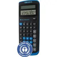 Texas Instruments TI-30 ECO RS Miniräknare Svart Display (ställen): 10 solcell (L x B x H) 153 x 79 x 15 mm