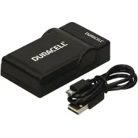 Duracell DRO5941 Replacement Olympus LI-50B USB Charger - Batteriladdare - svart - för Olympus D-785, TG-860 Stylus Tough TG-810, 860, 870 Stylus Traveller SZ-17 Tough TG-625