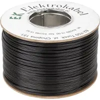 Kabel högtalarkabel SMYp 2 x 0,35 mm² svart 200 m (KAB0571)