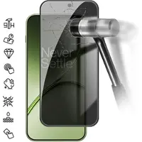 Mtp Products OnePlus 15T Privacy Heltäckande Härdat Glas Skärmskydd - 9H - Svart Kant