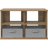 vidaXL TV-ställ med låda Artisan Ek 79 x 40 x 48 cm