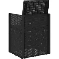 vidaXL Trädgårdsmatstolar 2 pcs Antracit 53 x 47 x 88,5 cm PP