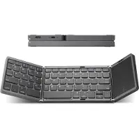 NÖRDIC Bluetooth 5.0 ihopfällbart tangentbord med pekplatta 64 tangenter multipairing IOS Android Windows US Layout