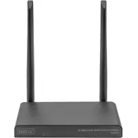Digitus DS-55329 Trådlös HDMI-överföring (mottagare) 150 m 3840 x 2160 Pixel 4 x Multi Viewer, Digital whiteboard-funktion, genomslingad HDMI-utgång, med