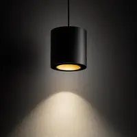 Euluna Hänglampa Point Duo Nowodvorski Lighting, dimbar, Svart, Vardagsrum / matsal, Metall, Modern, Pendellampa