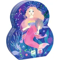 Djeco Pussel - Ella Den Mermaid - 36 Delar - - One Size - Pussel