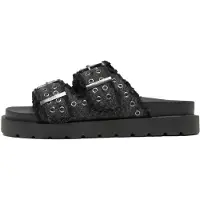 Buffalo Pantolette 'Raya Ari' svart denim