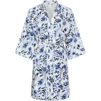 LASCANA Kimono marinblå / ljusblå / vit