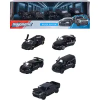 Majorette Bilar - 5-pack - Black Utgåva - - One Size - Bil