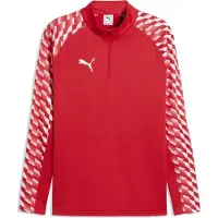 Puma Träningströja teamLIGA26 1/4 Blixtlås - Röd/White, storlek 3XL
