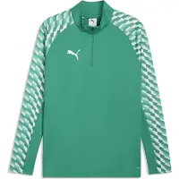 Puma Träningströja teamLIGA26 1/4 Blixtlås - Sport Grön/White, storlek Small