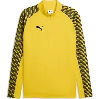 Puma Träningströja teamLIGA26 Training 1/4 Zip Top - Gul/Svart, storlek Large