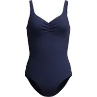 Speedo Women's Solid Aquanite One Piece Peacoat