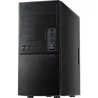 Inter-Tech IT-6865 - Tower - micro ATX - keine Spannungsversorgung (ATX) Microtower Datorchassi Svart