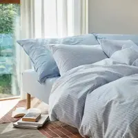 Hoie Dubbelt påslakan 200x220 cm - 100% bomull - - Tor Light Blue