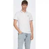 Only & Sons T-shirt 'Fletcher' svart / vit