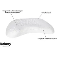Relaxy Huvudkudde med tryckavlastande memoryskum - Moon-kudde