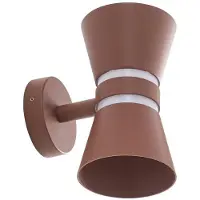 LUCANDE Utomhusbelysning , Meravi, Brun / rost, Aluminium, Modern