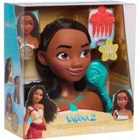 Just Play Disney Princess Vaiana stylinghuvud, smink- och hårstylinghuvud