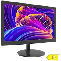 HIK VISION Hikvision DS-D5019S0-1P0 - LED-skärm - 19 (18.5 visbar) - 1366 x 768 HD @ 75 Hz - 200 cd/m² - 1000:1 - 14 ms - HDMI, VGA