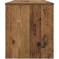 vidaXL TV-skåp Gammalt trä 100 x 35 x 40 cm Konstruerat trä