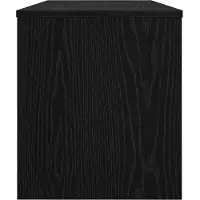 vidaXL TV-skåp Svart Ek 100 x 35 x 40 cm Konstruerat trä