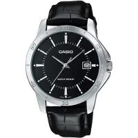 Casio Klocka - - MTP-V004L-1 - Läder - Kvarts - Analog