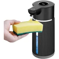 INF Automatisk skumtvåldispenser med skärm - Hygienisk och bekväm Black