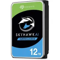 Seagate SkyHawk AI ST12000VE003 - Hårddisk - 12 TB - inbyggd - 3.5 - SATA 6Gb/s - buffert: 512 MB - med 3 års Rescue Data Recovery