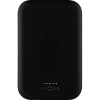 FIXED MagZen - 2:a generationen - trådlös powerbank - Li-pol - 10000 mAh - 38 Wh - 20 Watt - 3 A - PD 3.0 (USB-C) - svart