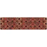 vidaXL Mattlöpare MARSA Flerfärgsdesign 100 x 300 cm Polyester och PVC
