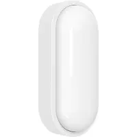 MEGATRON Utomhus vägglampa med rörelsesensor Zella Neo XL Sensor, dimbar, Vitt / opal, Hall, Syntetmaterial