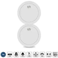 Alecto 2x Rökdetektor med 10 års batteritid och sensorns drifttid Vit