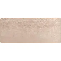 vidaXL Mattlöpare MARSA Beige 100 x 200 cm Polyester och PVC