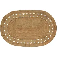 vidaXL Matta Brun 152 x 245 cm Jute