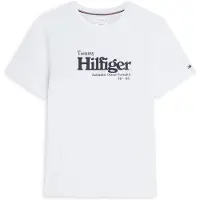 Tommy Hilfiger T-shirt 'Nautical' marinblå / vit