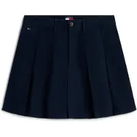 Tommy Hilfiger Tommy Jeans Washed Canvas Pleated Mini Skirt