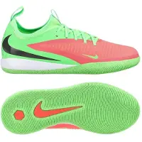 Nike Phantom 6 Academy Low Cut IC Erling Haaland Personal Edition - Rosa/Svart/Grön Barn - Inomhus (IC), storlek 38½
