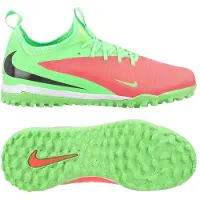 Nike Phantom 6 Academy Low Cut TF Erling Haaland Personal Edition - Rosa/Svart/Grön Barn - Turf (TF), storlek 36½