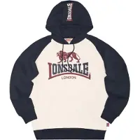 Lonsdale Sweatshirt 'JARROW' ecru / marinblå / svart
