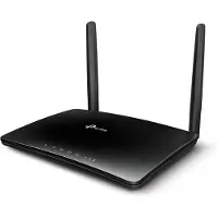 TP-LINK TL-MR6500v, Wi-Fi 4 (802.11n), Singel-band (2,4 GHz), Nätverksansluten (Ethernet), 3G, Svart, Bordsrouter