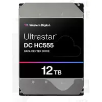 Western Digital WD Ultrastar DC HC555 - Hårddisk - datacenter - 12 TB - inbyggd - 3.5 - SATA 6Gb/s - 7200 rpm - buffert: 512 MB